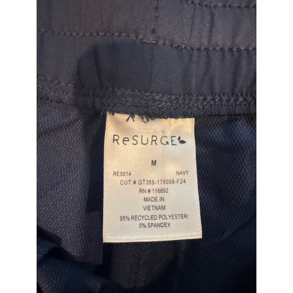 Resurge Navy Scrub Pants Women’s Size Medium - Picture 6 of 10